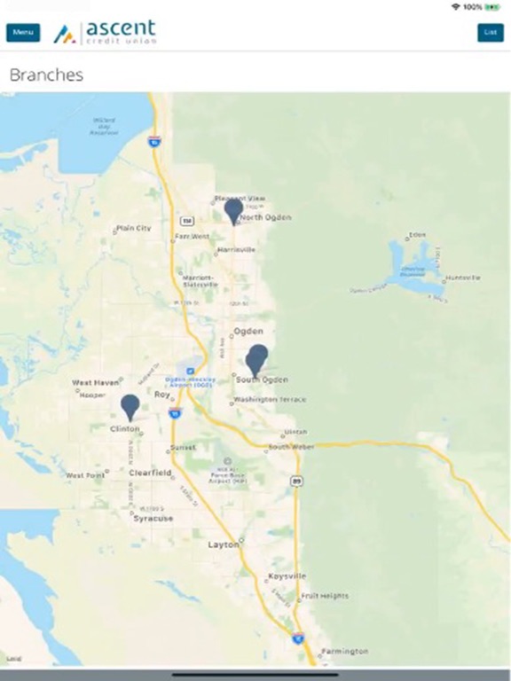 Ascent Credit Union iPad screenshot 3 - Finance app