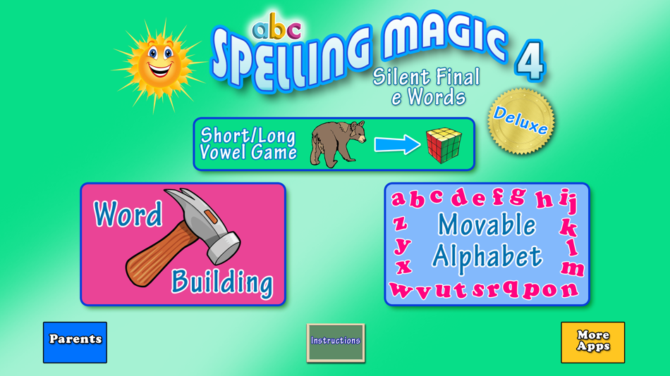 #1. SPELLING MAGIC 4 (iOS) Podle: PRESCHOOL UNIVERSITY