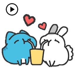 Animated Capoo & Tutu Sticker