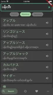 mm-jp dictionary iphone screenshot 2