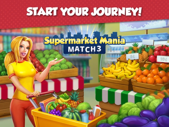 Supermarket Mania - Match 3 iPad app afbeelding 6