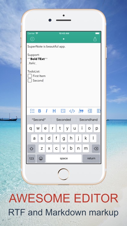 SuperNote with Awesome Editor