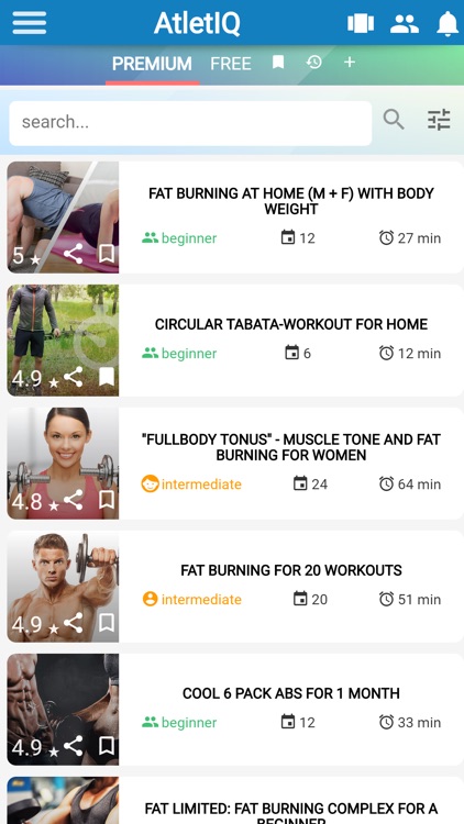 AtletIQ — mobile trainer