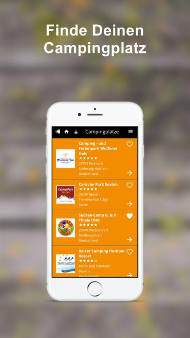 Screenshot #2 pour campodo DEIN Camping DEINE App