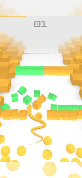Game screenshot Color Snake 3D. mod apk