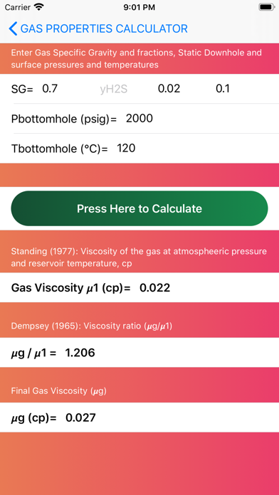 Natural Gas Calculator screenshot 3