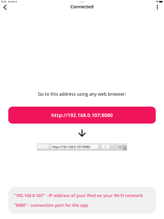 Screenshot #6 pour File Transfer App