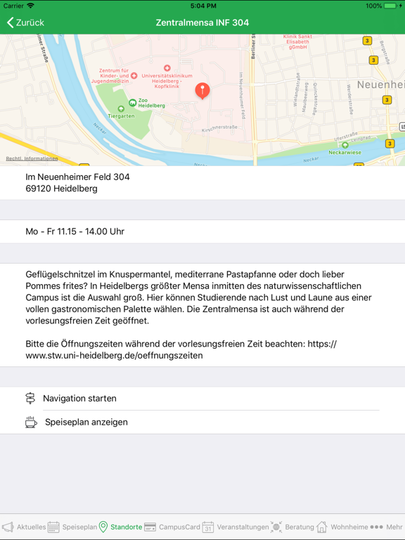 Screenshot #6 pour Studierendenwerk Heidelberg