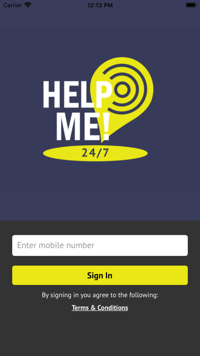 Screenshot #1 pour HelpMe 24/7