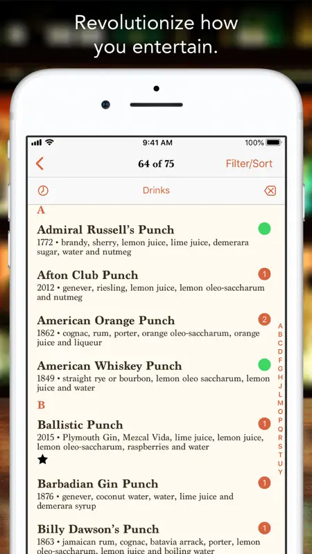 Wondrich’s Index of Punch screenshot 2 of 5