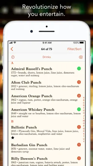 Скриншот Wondrich’s Index Of Punch на iPhone 2