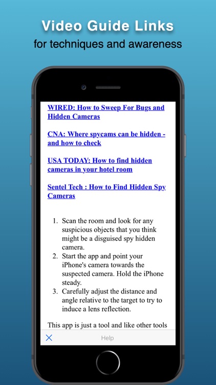 Spy hidden camera Detector screenshot-6