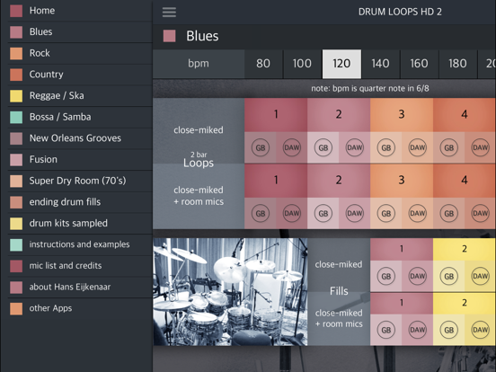 Screenshot #5 pour Drum Loops HD 2
