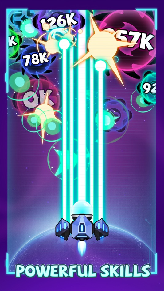 #3. Virus War- Space Shooting Game (iOS) Bởi: Kunpo