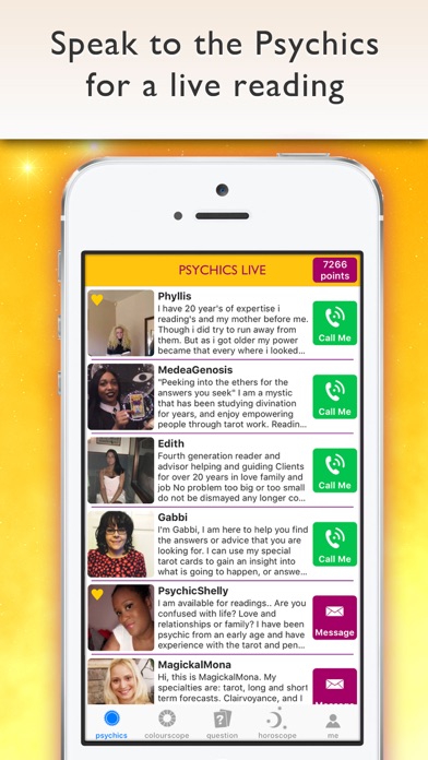 Psychics Live Horoscopes Tarot Screenshot