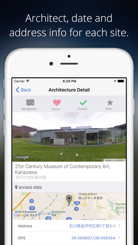 #2. Japan Architecture Map (iOS) 由: Kentaro Tsukuba
