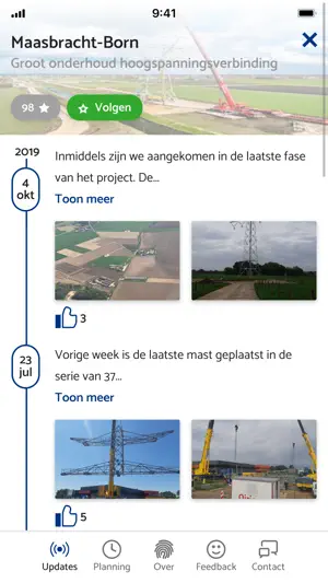 TenneT BouwApp screenshot 2