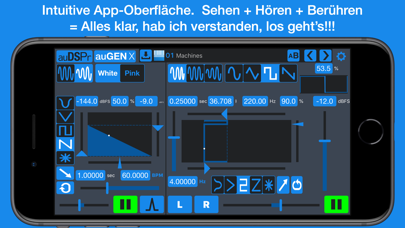 AuGEN X App-Screenshot