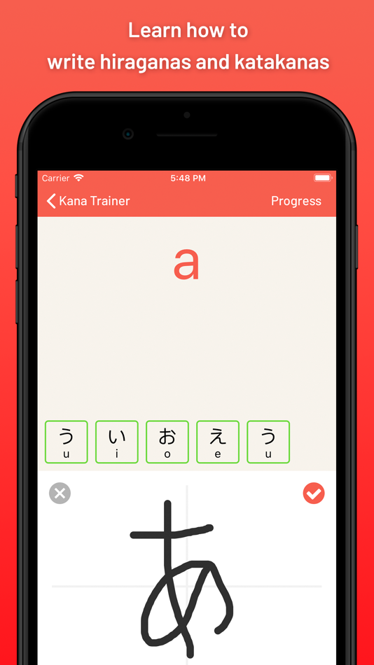 #2. Kana Trainer - Learn japanese (iOS) 由: Arthur Roussel
