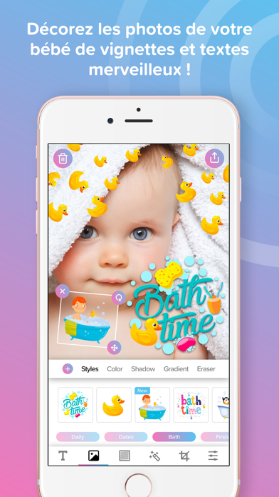 Screenshot #1 pour Phonty My Baby - Baby Pics Art