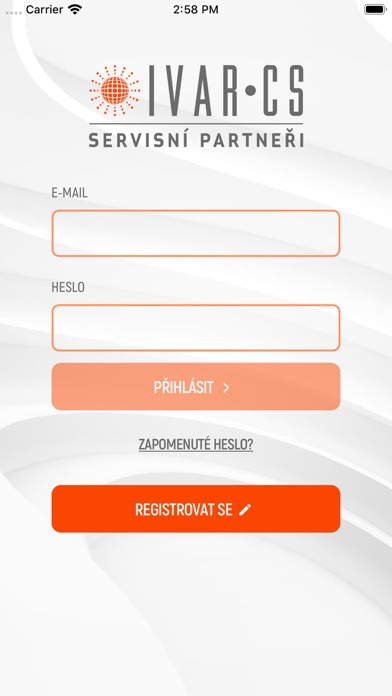 IVAR CS – servisní partneři Screenshot