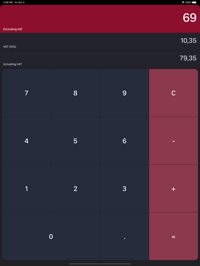 South African VAT Calculator