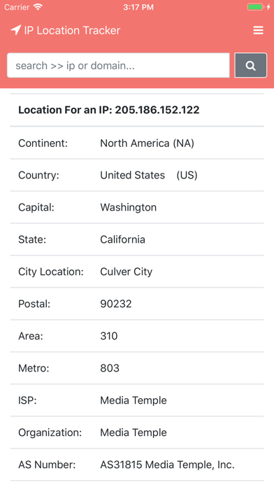 IP Location Tracker screenshot 2