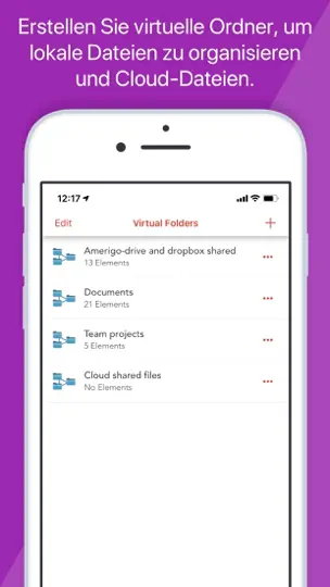 Screenshot von Amerigo File Manager auf dem iPhone 6