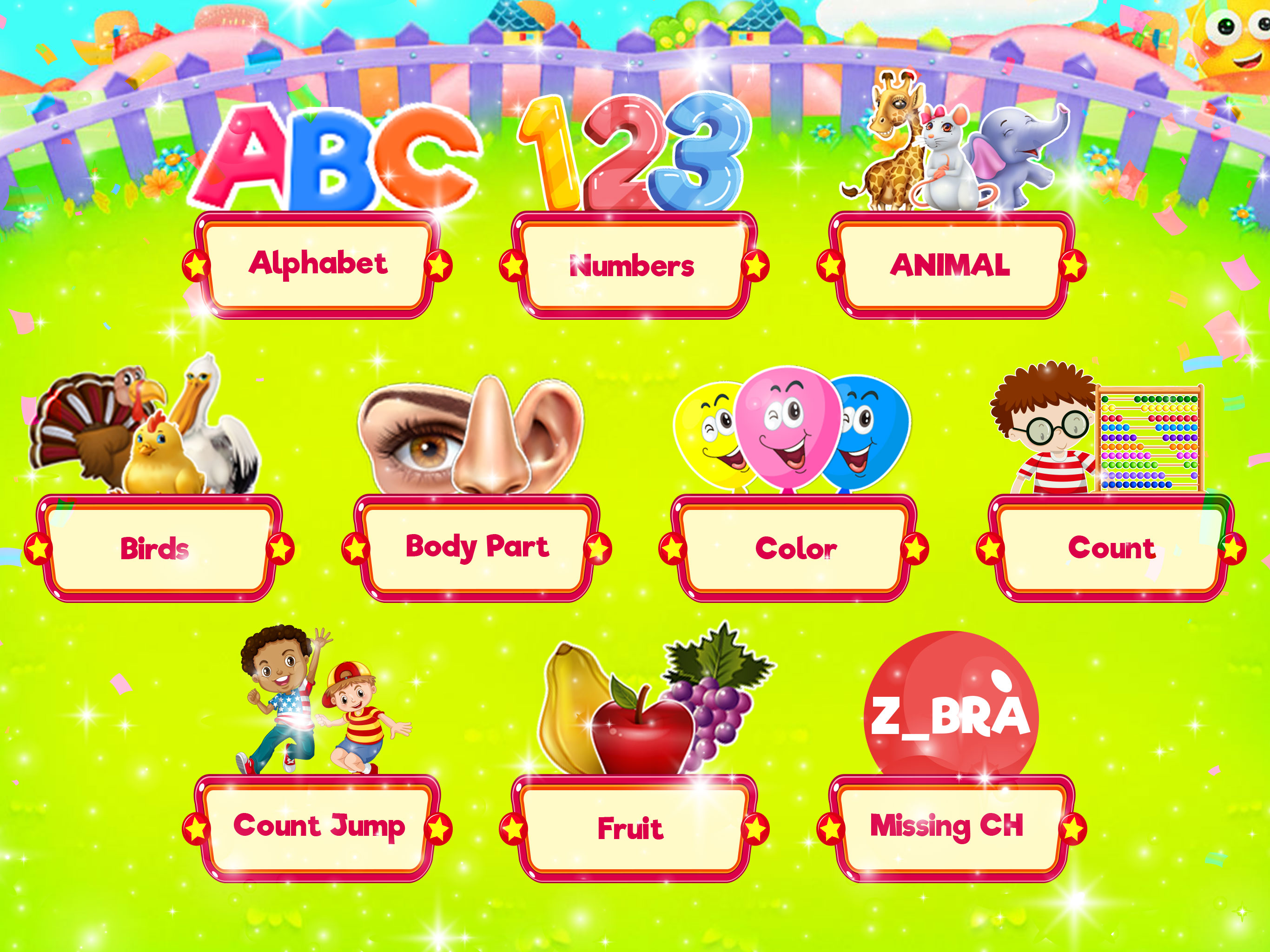 Preschool - Learning Game