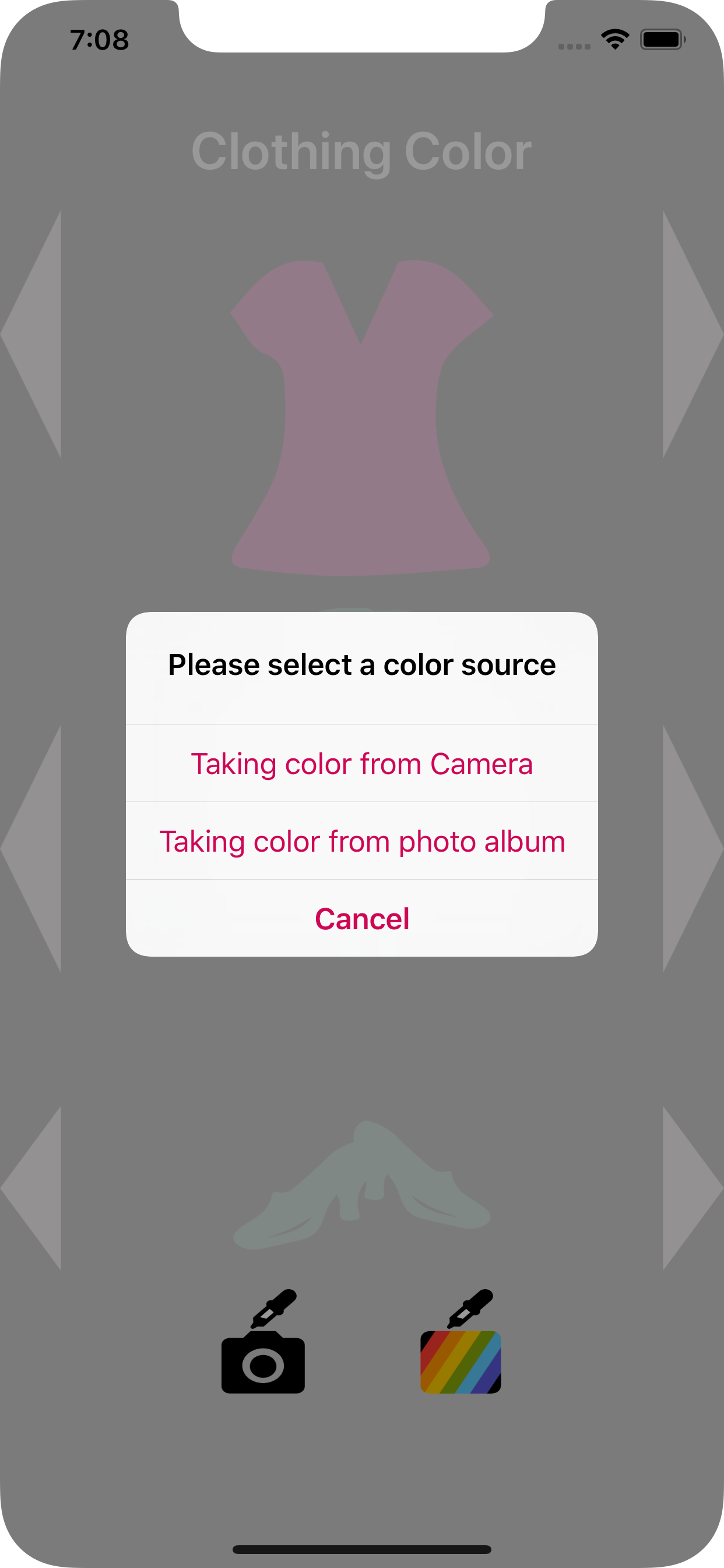 Clothing Color - Match colors