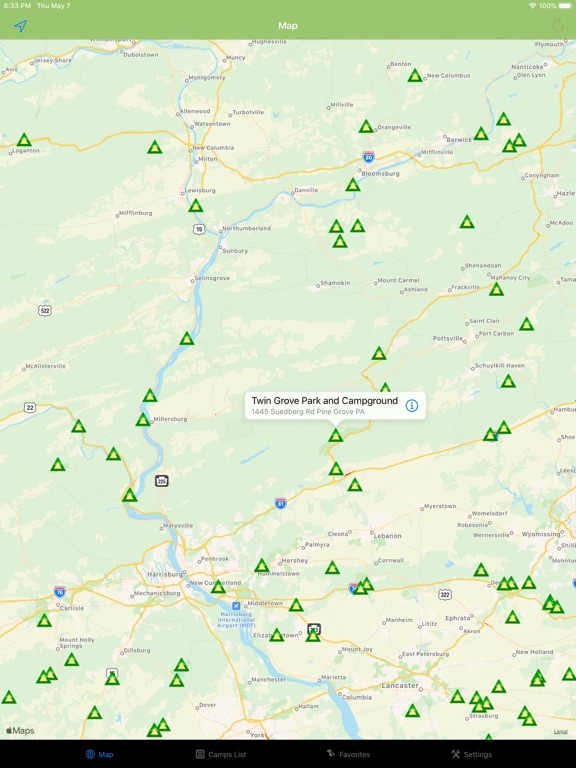 Screenshot #4 pour Pennsylvania – Camping & RVs