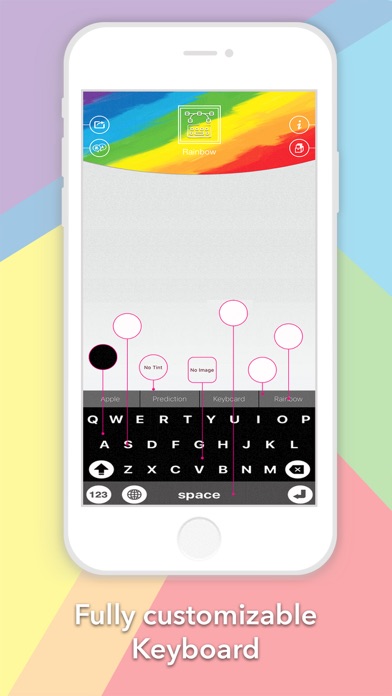 Screenshot #2 pour Rainbow Indic Keyboard