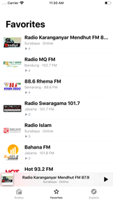 Radio FM Indonesia screenshot