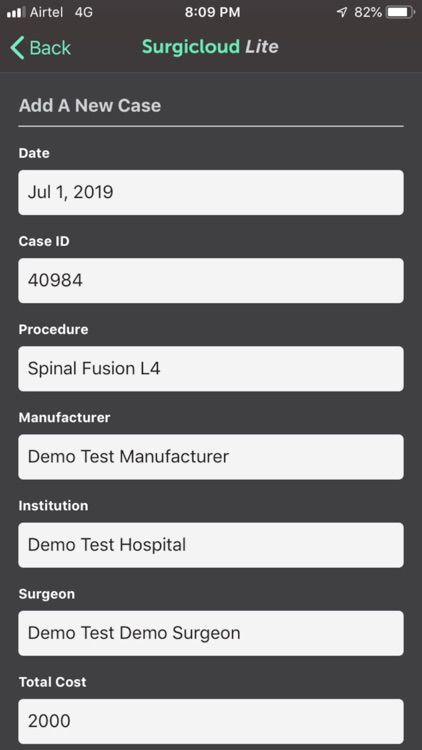 Surgicloud Billing Lite