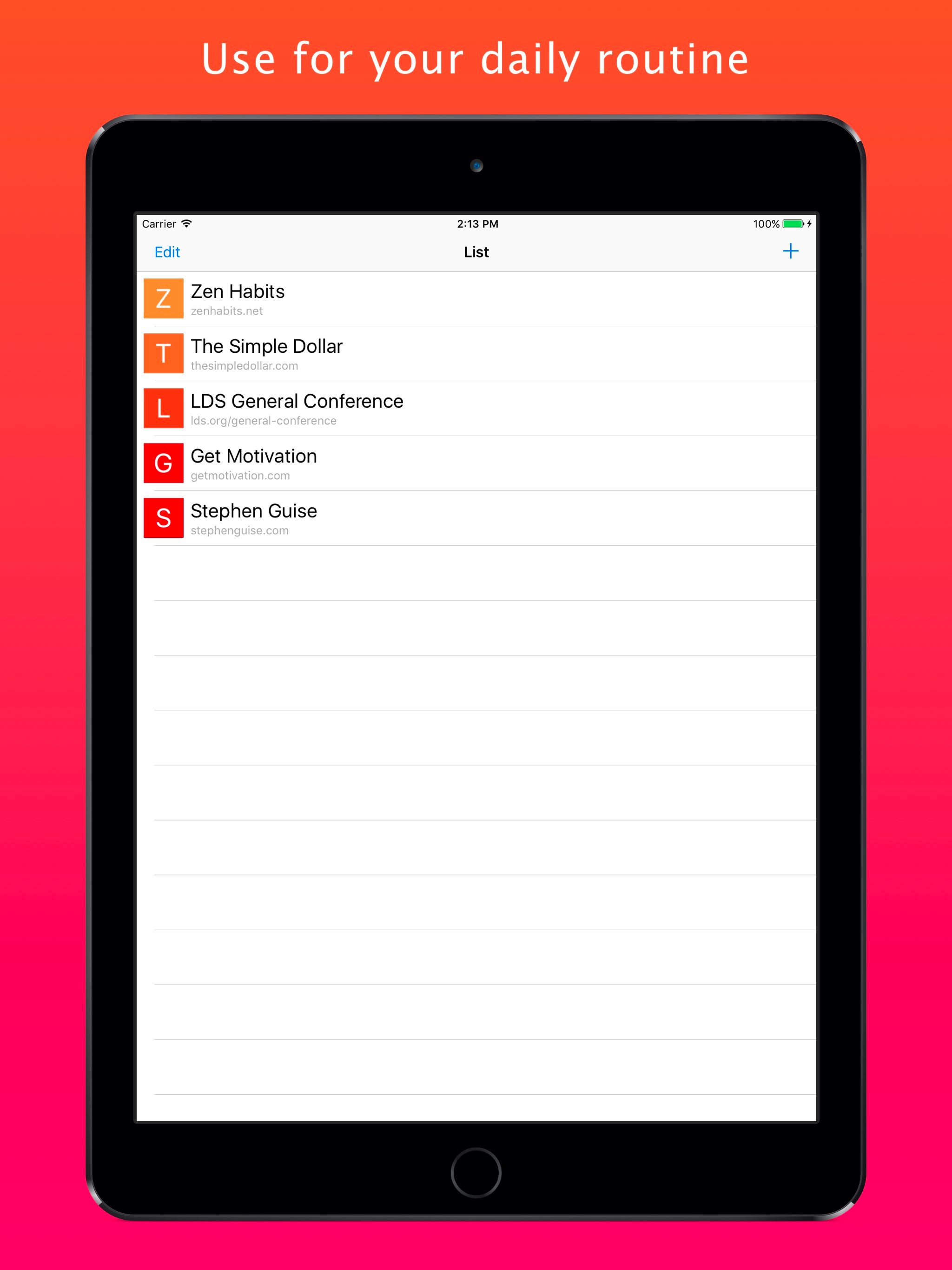 List: Links and Bookmarks screenshot 9