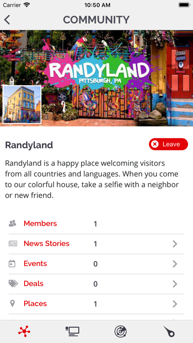 Commet Communities iPhone screenshot