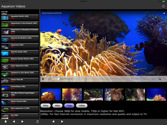 Screenshot #4 pour Aquarium Videos