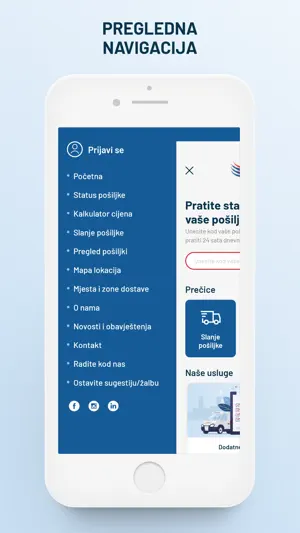 EuroExpress brza pošta screenshot 2