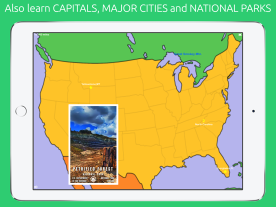 Screenshot #5 pour PopGeo USA Geography
