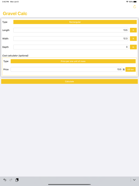 Screenshot #4 pour Gravel Calculator - Calc