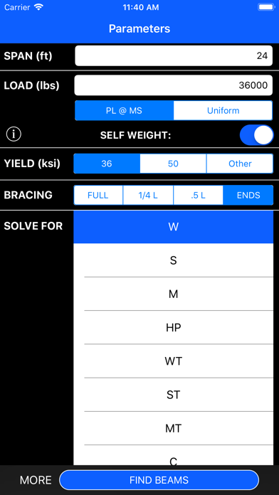 Steel Beams Bulk Checker Screenshot