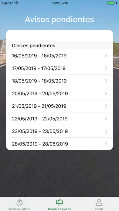 Collosa Control Horario Screenshot