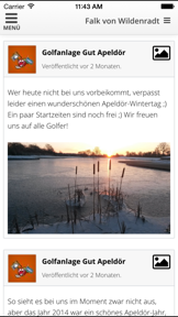 PC CADDIE Golf Club App screenshot