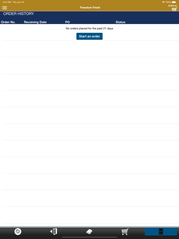 Freedom Fresh Checkout