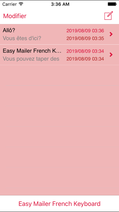 Easy Mailer French Keyboardのおすすめ画像3