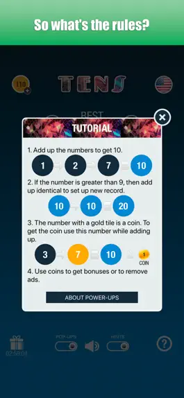 Game screenshot Tens - Fusion of Numbers apk