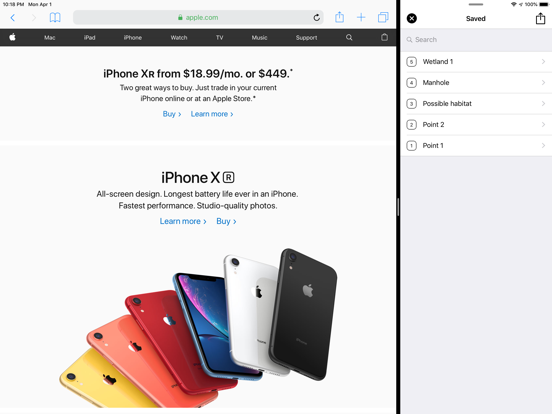 The GPS App iPad screenshot 7 - Navigation app