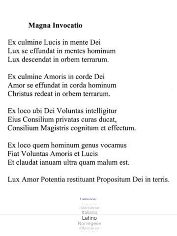 Invocazione - náhled