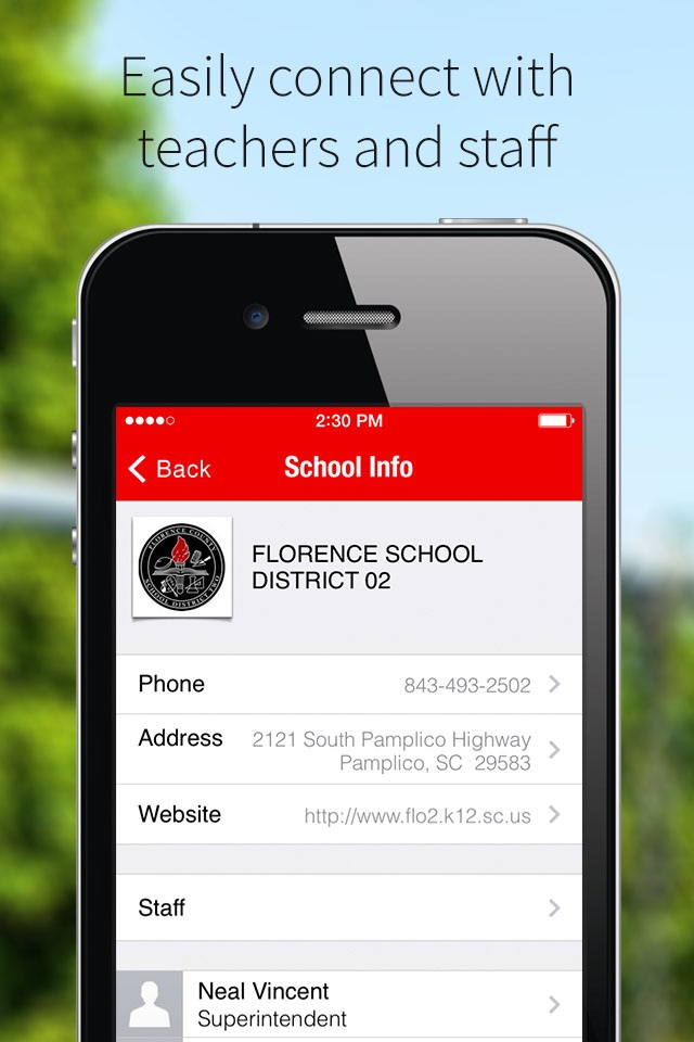 Florence School District 2 screenshot 2