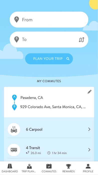 Commute Tracker by RideAmigos Screenshot